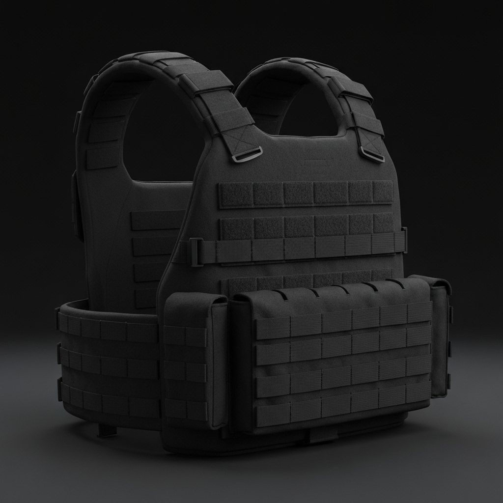 TACTICAL PLATE CARRIER VEST - LEVEL IV PROTECTION